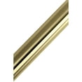 thumbnail image 2 of Kingston Brass SR607 Tringle à Rideau de Douche Réglable en Acier Inoxydable 60-72 Po, Laiton Brossé, 2 of 6