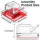thumbnail image 2 of Soporte autoadhesivo transparente para cables Clips suoundey, 200 unidades, 2 of 7