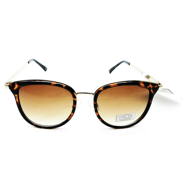 Oscar de la renta tortoise best sale shell sunglasses