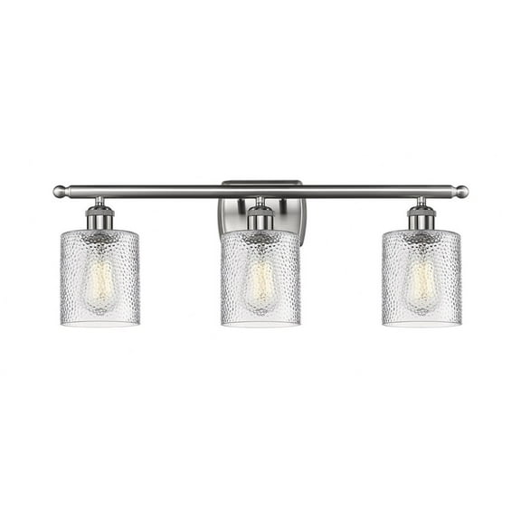 Innovations Lighting - Cobbleskill - 3 Light Bath Vanity In Industrial Style-9.5