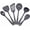 Gray, variant on 6 Pcs Silicone Kitchen Utensils Set, Silicone Cooking Utensils, Heat Resistant Kitchen Cooking Utensils Set,High Heat Resistant to 480°F, Hygienic One Piece Design, (White)