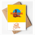 thumbnail image 1 of Cartes de Remerciement Art Déco pour la Journée Internationale du Scellé Enveloppes Note Vierge, 1 of 3