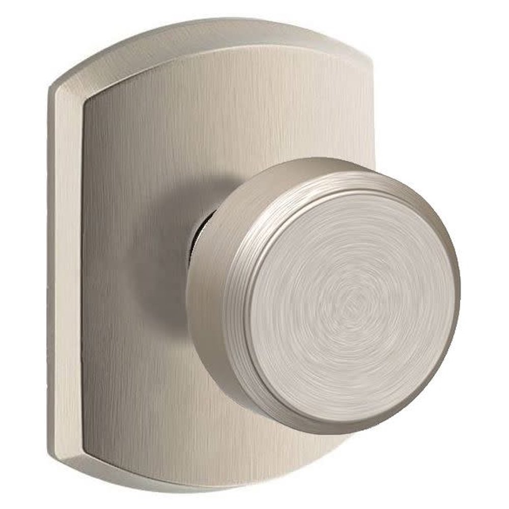Schlage F10BweGrw Bowery Passage Door Knob Set Nickel