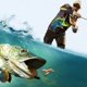 thumbnail image 4 of Señuelos de pesca de cangrejo, cebo duro biónico ABS con gancho para pesca de lubina cabeza de serpiente, 4 of 6