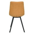 thumbnail image 5 of LeisureMod Markley Leather Dining Chair With Metal Legs Set of 2 Light Brown, 5 of 7