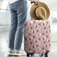 thumbnail image 2 of Pink Cow Strawberry Oval Pattern Luggage Cover Fashion Suitcase Cover Baggage Covers Fit 25-28 Inch Luggage (Go Travel), 2 of 5