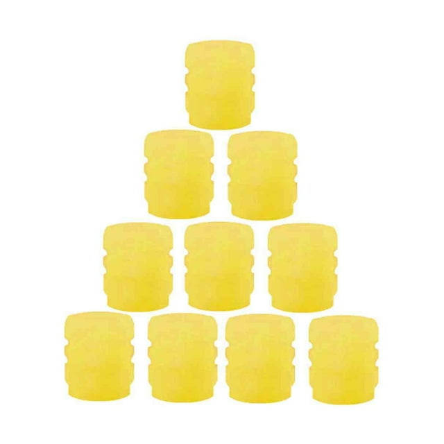 Universal Fluorescent Car Tire Valve-Caps, 12Pcs Tire Valves-Stem Caps, Durable Tire Pressure Caps for Most Cars, Motorcycles, Suv, Trucks, and Bicycles