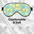 thumbnail image 3 of Xecao Yellow Lemon for Soft Fluffy Sleeping Blindfold, Nap eye cover tailored for the utmost comfort for girls, women, kids, and adults., 3 of 7