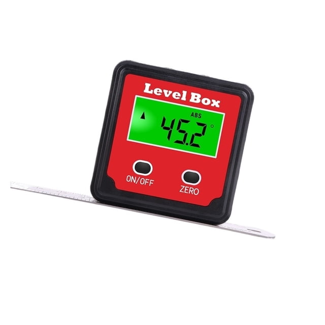 Laser Angle Finder Digital Inclinometer 3-in-1 Line Protractor 4X90 Degree Angle ,Accurate Measurement