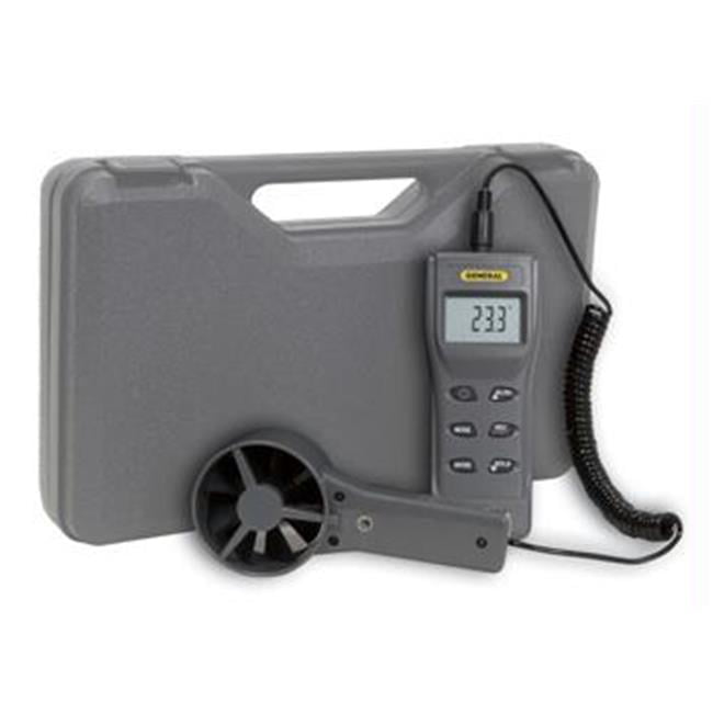 Digital Allinone Air Flow Meter With Cfm, Btu, Temp,humidity, Dp, Fpm