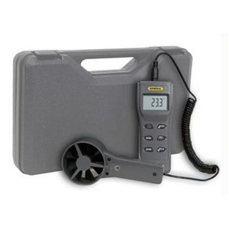 

Digital All-in-one Air Flow Meter With Cfm Btu Temp humidity Dp Fpm Mph Kph Mps Knots And Wet Bulb