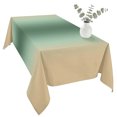 thumbnail image 2 of Sage Green Khaki Ombre Table Cloth Waterproof Tablecloths, Modern Abstract Art Gradient Tablecloth Dining Table Cover for Kitchen Party Tabletop Outdoor, Rectangle Tablecloth 54x108 Inch, 2 of 9