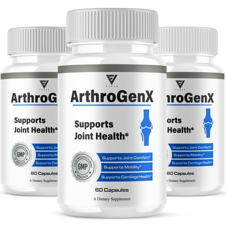 (3 Pack) Arthogenx Advanced Joint Support, Artho Gen X Supplement (180 Capsules)