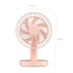 thumbnail image 4 of Ventilador de Escritorio Compacto con 3 Velocidades, Carga USB y Batería Recargable de 1500mAh, Cabeza Giratoria de 120°, Color Blanco, Ideal para Oficina, Hogar o Biblioteca., 4 of 6