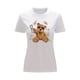 thumbnail image 1 of Playera Blusa de Oso Millonario con Dólares Dinero Ropa De Mujer Color Blanco Talla Mediana Marca Emil SaEs, 1 of 4