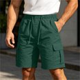 thumbnail image 4 of Zeliretfy Mens Shorts Cargo Shorts Classic Loose Casual Wear With Pockets And Denim Shorts Hip Hop Cropped Jeans Work Shorts with Cargo Pockets Authentics Classic Relaxed Fit Five Pocket Cargo Short, 4 of 8