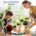 thumbnail image 4 of Juego de Herramientas de Jardinería Malubero Acero Inoxidable con caja 10 piezas Verde, 4 of 4