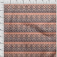thumbnail image 3 of oneOone Georgette Viscose Fabric Leaves & Floral Block Printed Craft Fabric BTY 42 Inch Wide, 3 of 4