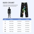 thumbnail image 4 of Kdxio Music Notes Print Mens Pajama Pants Set Sleep & Lounge Pants, PJ Bottoms with Pockets and Button Fly-XX-Large, 4 of 6