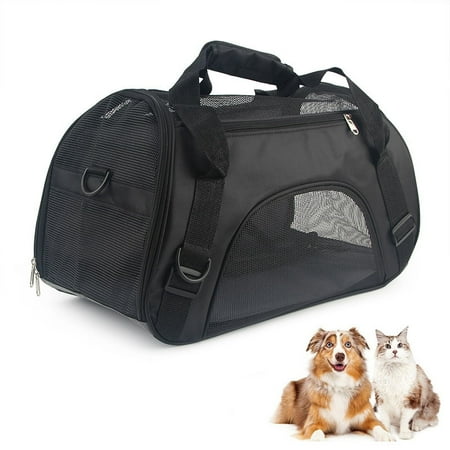 Portable pet backpack with crossbody pet bag folding bag