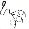 thumbnail image 1 of Dual Dog Leash for 2 Dogs, 360° Swivel with Detachable Leash Splitters, Heavy-Duty Nylon Rope with Padded Handle and Reflective Stitching for Walking, Running, Training, 1 of 4