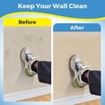 thumbnail image 3 of Protector de pared transparente, papel de contacto extraíble con adherencia estática no adhesiva, pegatinas de plástico para cocina y oficina contra basura, respaldo de silla, papel tapiz, muebles,, 3 of 7