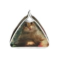 thumbnail image 3 of Lsque Cute Kitten Water Lilies Printed Long Tissue Box Cover Holder, Facial Paper Organizer Dispenser,Triangle with Bottom Belt, PVC Leather Decorative Organizer, 3 of 9