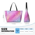 thumbnail image 4 of Easygdp Fun Rainbow Bolsa de Viaje de Playa de Gran Capacidad, Bolsa Tote Perfecta para la Playa, Escapadas de Fin de Semana y Viajes, 4 of 7