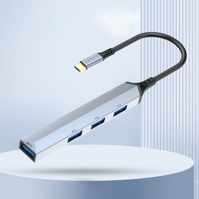 4 en 1/5 en 1 Tipo C Hub 5Gbps/480Mbps Adaptador multidivisor Accesorios para portátiles