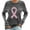 2-Gray, variant on UPPADA Pink Ribbon Sunflower Shirts for Women Breast Cancer Awareness T-Shirt Long Sleeve Crewneck Sweatshirts Fall Tops