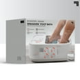 Sharper Image Spa Haven Foot Bath, Heated with Rollers and LCD Display
