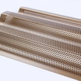 thumbnail image 5 of HERFIER Nonstick French Bread Baking Tray Frame Rack, Small Loaf Mold Pan for Baking, Golden, 11.2x9.47x1.02in, 1pc, 5 of 8