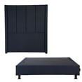 thumbnail image 1 of Box Base Cama Individual + Cabecera Nizza Azul, 1 of 7
