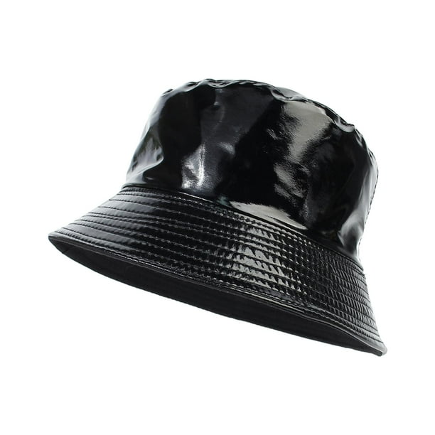 Sombrero de pescador, sombrero para el sol, unisex, plegable, ligero, gorra de pescador, sombrero para el sol, pescador Negro