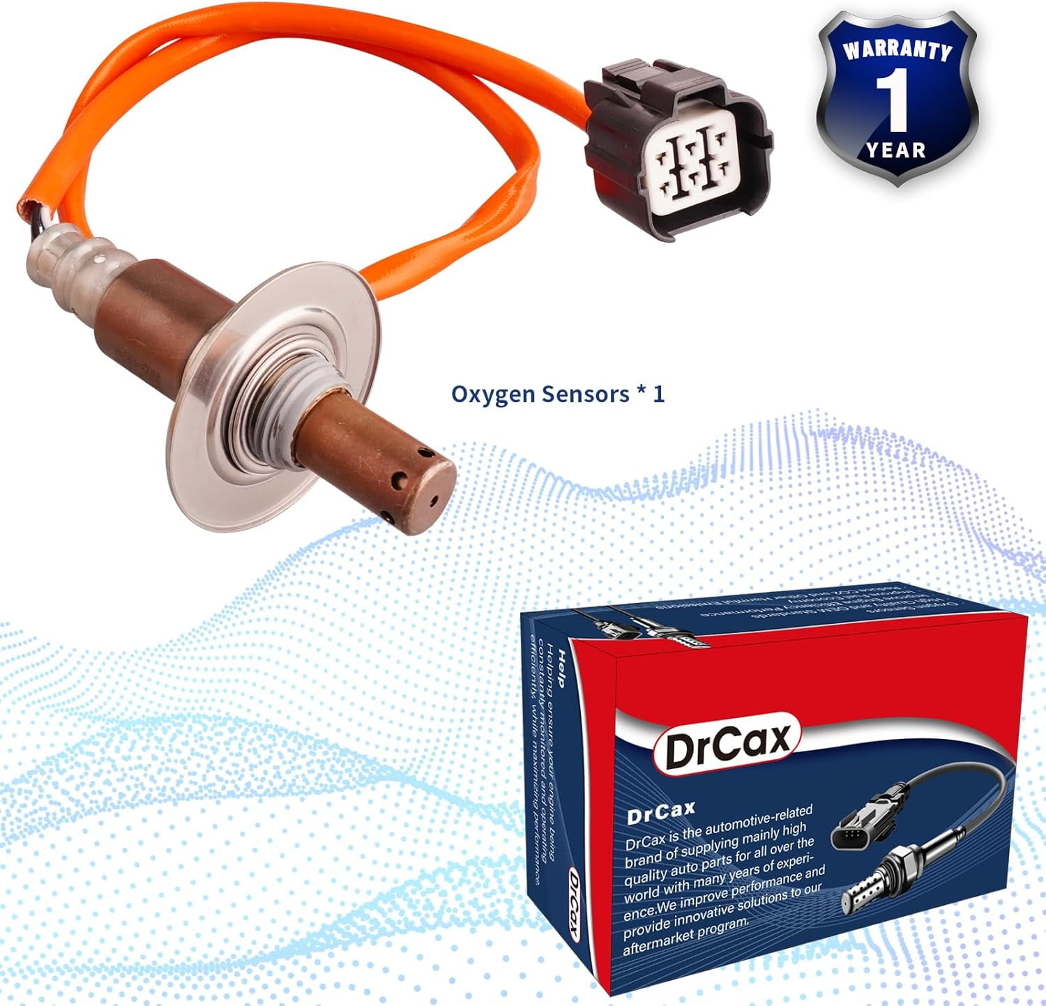 DrCax Oxygen O2 Sensor Heated Air Fuel Ratio Upstream 234-9123 Compatible with Subaru 06-09 Outback Legacy 06-10 Forester 06-11 Impreza Sport 2006 SAAB 9-2X 2.5L-H4 Replace 22641-AA360