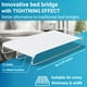 thumbnail image 2 of Briliantwerk Convertidor de cama doble a king | Sin resbalones | Solución innovadora como puente cama para parejas y familias | Relleno de espacio King dividido para cama ajustable instalado en < 5 mi, 2 of 7