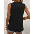 thumbnail image 2 of Zeagoo Crew Neck Tank Top Women 2025 Summer Loose Fit Tunic Tops Dressy Tanks Basic Sleeveless Shirt, 2 of 5