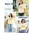 thumbnail image 2 of XCHQRTI Nope Not Today Womens Graphic Shirt Inspirational Plus Size Tees Short Sleeve Summer Casual Tops, 2 of 7