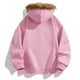 thumbnail image 4 of pstuiky mangas largas para hombre, Chaqueta tipo cárdigan con cremallera y capucha de manga larga de color liso para hombre top de hombre s, 4 of 5