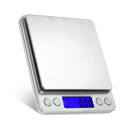 

500/0.01G Accurate Kitchen Scale High- Jewelry Scale Mini Food Scale Electric Kitchen Scale With Two Trays Kitchen Baking Scale Pocket Scale
