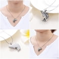 thumbnail image 4 of Constantlife Fish Urn Cremation Necklace for Ashes Urn Necklaces for Human Ashes Fishing Locket Ashes Holder Keepsake Cremation Memorial Pendant Jewelry, 4 of 4