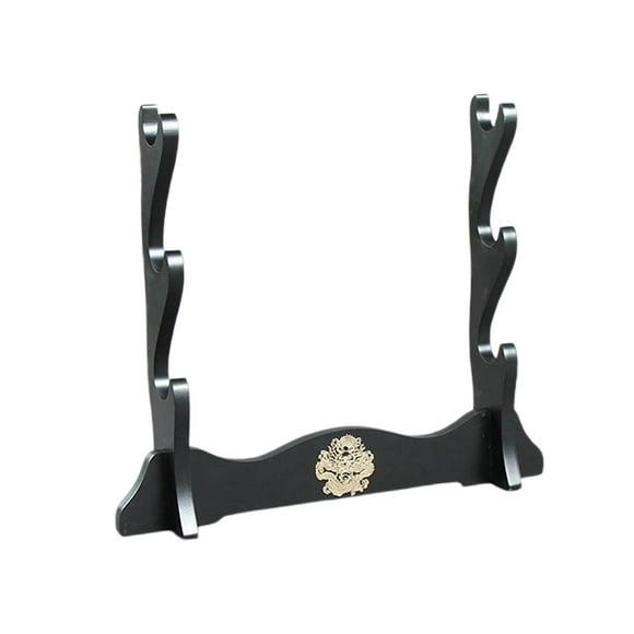 Soporte de exhibición de madera Soporte de escritorio Instrumento musical de flauta horizontal de mesa 3 niveles Zulema Soporte de exhibición