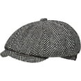 thumbnail image 6 of CoCopeaunts Octagonal Newsboy Hats for Men Vintage British Newsboy Cap Beret for Women and Painter Hat Outdoor Cabbie Hat, 6 of 7
