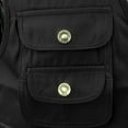thumbnail image 6 of Men's Multi-Tasche Camera Outdoor Vest Travelers Photography Waitcoat Jacket Black, 6 of 8
