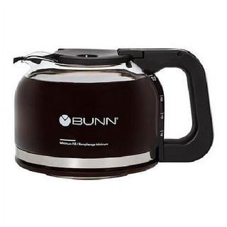 BUNN 6101 12-Cup Coffee Carafe for Pour-O-Matic Bunn Coffee Makers, Orange  Handle 