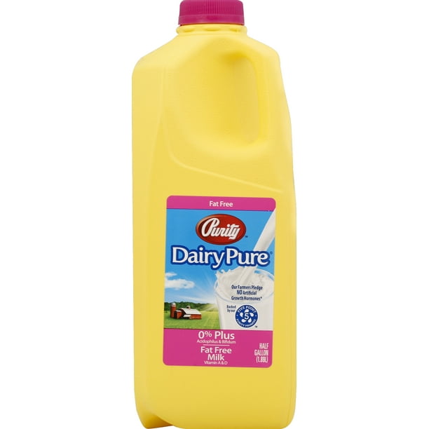 Dairy Pure Fat Free Milk Half Gallon Walmart Com Walmart Com Dairy Pure Fat Free Milk Half Gallon Walmart Com Walmart Com