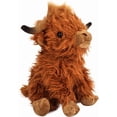 thumbnail image 4 of WJCA 10.5” Cute Fluffy Highland Cow Stuffed Animal - Realistic Highland Cattle Plush Toy, Soft Decor & Cuddle Toy for Kids, Babies, Girls & Boys, 4 of 6