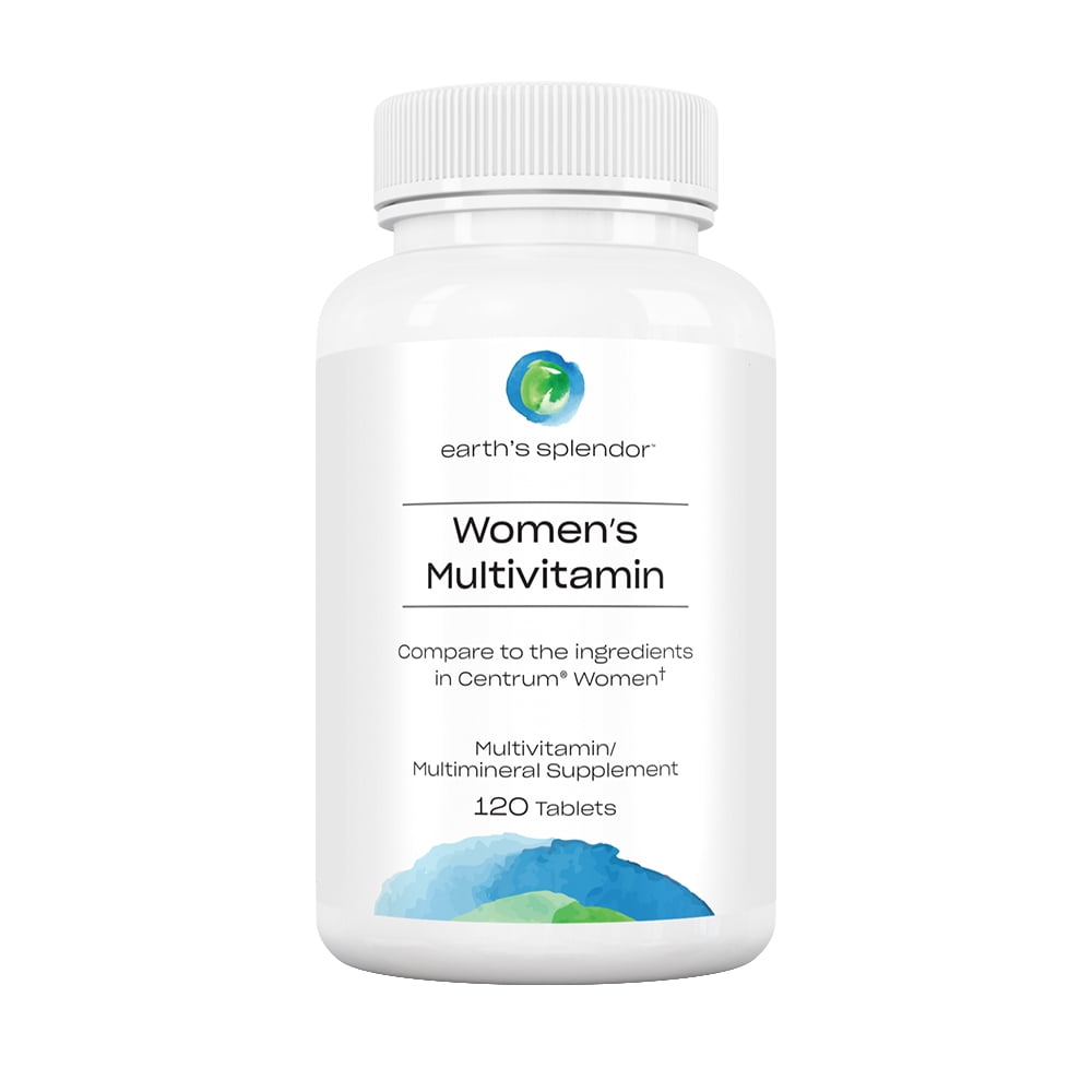 Earth's Splendor Women's Multivitamin, 120 IU Tablets, 120 Count