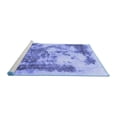 thumbnail image 2 of Ahgly Company Machine Washable Indoor Rectangle Abstract Blue Modern Area Rugs, 8' x 10', 2 of 4