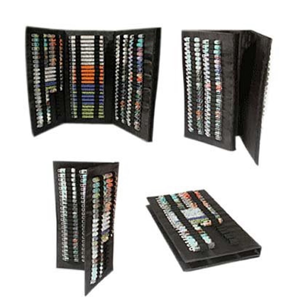 BeadSmith, Loose Seed Beads, Tube Tower (Holds Round Tubes) Black